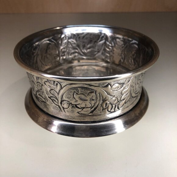 Pottery Barn Wine Bottle Holder Pewter - Picture 1 of 5